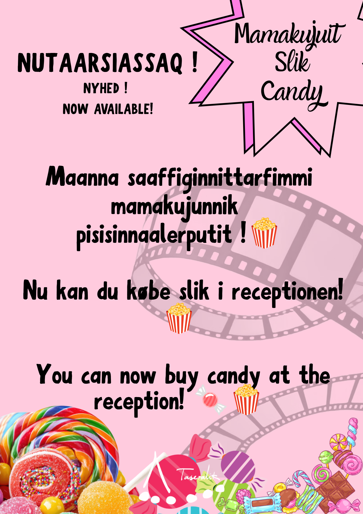 BLAND SELV SLIK HOS TASERALIK!